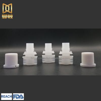 China Non Spill 8.6 Mm PE Plastic Spout And Cap For Doypack for sale