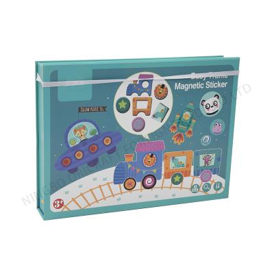 China Hot Selling Educational Kids Educational Cards DIY Toys Puzzle Story Book Magnetic Learning Toy for sale