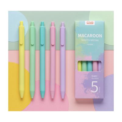 China office & Whole School Pen School Pens Macaroon Color Plastic Think Customized Retro Ballpoint Pen Customized Pens Sublimation Pens for sale