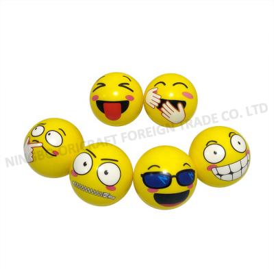 China Children Playing PU Stress Balls With Wholesale High Quality China Supply New Style Funny Smile Face Squzee Stress Ball For Kids Face Squzee Stress Toys child for sale