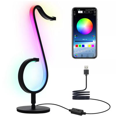 China Modern Color Changing Music Note LED Neon Lamp USB or Battery Operated Music LED Night Light for Bedroom Wall Living Room Party Wedding Christmas for sale