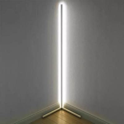 China Europe LED Tripod Shelf Corner RGB Modern Luxury Nordic Standing Contemporary Floor Lamp Standing Led Floor Lamp for sale