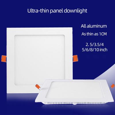 China Customized 3W Modern 4W 6W 9W 12W 15W 18W 25W 3000-6000k Dimming Smd Led Panel Light for sale