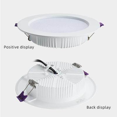 China 7w 9w 14w 20w 24w Modern Ultra Thin Enclosed Round Skd Led Studio Ceiling Panel Light for sale