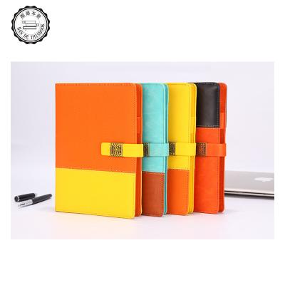 China Custom Planner Printed Leather Diary Notebook with 4000mah Power Bank and USB Flash Workout Gift Sets Notebooks for sale