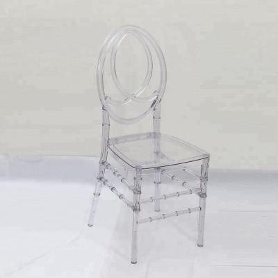 China Wholesale Injection-molded clear with new PP or PC UV stabilized banquet furniture acrylic plastic Phoenix chair for wedding for sale