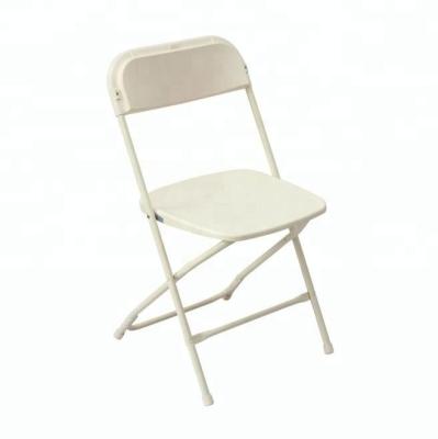 China UV protect good quality resin wholesale white folding chair for sale