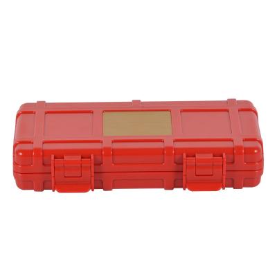 China 2020 new mini travel cigar case 5pcs cigar travel case handmade plastic material portable cigar humidor for sale