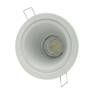 China Modern CeilingLight Embedded Indoor LED Iron Light Fixture Gu10 MR16 Anti Glare Hidden COB Downlight for sale