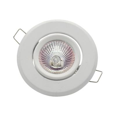 China Best Direction Factory Outlet Adjustable Light Price Round Steel Recessed Gu10 Led Spot Light Ceiling Downlight Fixture for sale