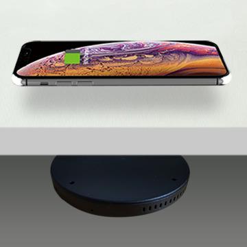 China Mobile Phone New Arrival 2021 Under Table Invisible Wireless Charger 10W Bottom Fast Charging 35mm for sale