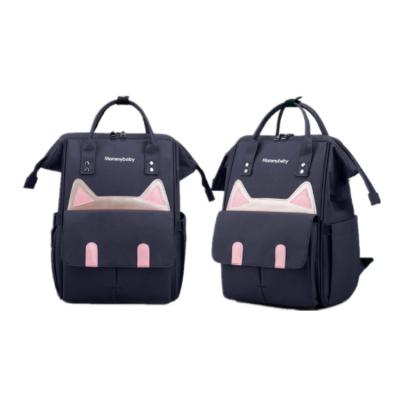 China Custom Traveling Backpack Mother Diaper Crib Baby Bags With Changing Station For Mum for sale