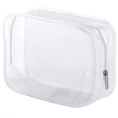 China Factory direct supply custom transparent PVC storage travel cosmetic zipper bag for sale