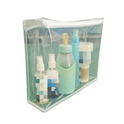 China Clear Packing Product Card Zipper Recyclable Clothing PE Plastic Transparent Transparent Bags For Garment for sale