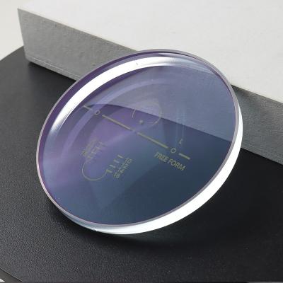 China 1.56 1.61 1.74anti-blue progressive single light vision hmc multifocal optical lenses uv420 for sale