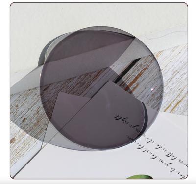 China Single High Quality Brown Fast Photochromic Lens CR39 MR-8 Photogrey Vision Blue Green Coating Optical Polarized Lens for sale