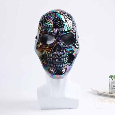 China Fashion Factory Discount Factory Discount High Quality Witnesses Ghost Head Fangtooth Mask Halloween Free Custom Horrific Color Plating for sale