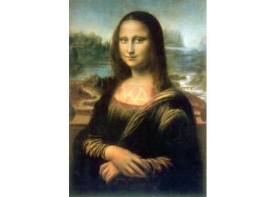 China Art Gallery Wall Decoration Mona Lisa Reproduction Oil Painting by Leonardo Da Vinci for sale