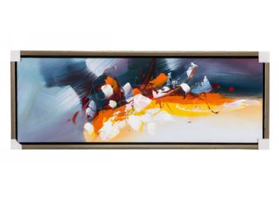 China Customized Framed abstract oil painting , Colorful seascape oil painting for sale