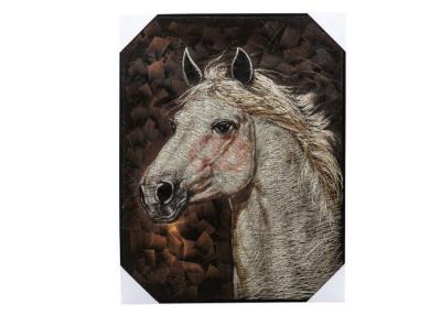 China Ilustraciones animales de la pintura al óleo del extracto pintado a mano de la lona del caballo en venta