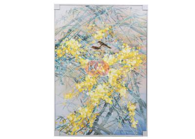 China Colorful Home decoration handmade modern flower oil painting on canvas for sale