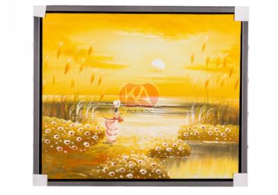 China Customised Abstract canvas handmade oil landscape paintings European Arts for sale