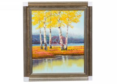 China Paisaje abstracto contemporáneo de la pintura al óleo del árbol, arte pintado a mano de las pinturas al óleo en venta