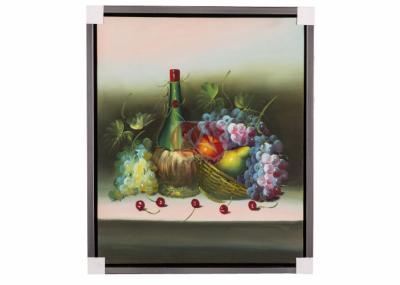 China Unique Framed Still Life Flower Oil Painting Canvas for Home Goods Wall Art for sale