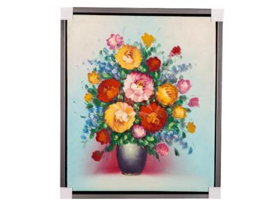 China Home Bedroom Beauty Wall Decor flowers Framed oil paintings of still life for sale