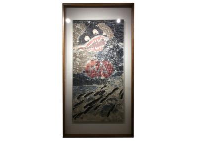 China Het zuivere met de hand geschilderde Moderne Kunst Chinese inkt schilderen voor Museumgalerij Te koop