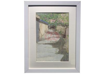 China Yard Village Acrylic Pastels Abstract Oil Painting Avoid Touch Water for sale