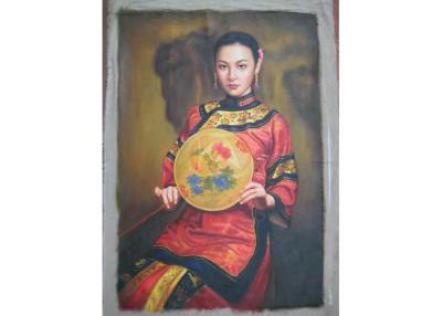 China Modern Wall Painting Woman And Kid Figure Handmade Oil Paintings Of Leonardo Da Vinci for sale