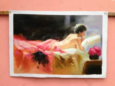 China Handpainted Paintings On Canvas Fine Art Oil Painting Abstract Style for sale