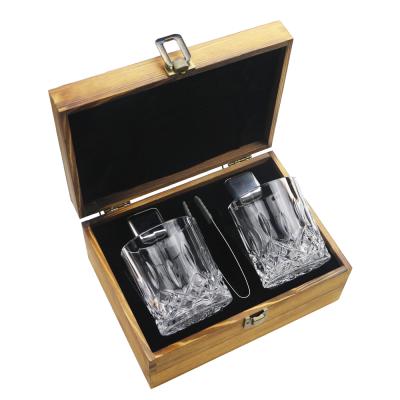 China 2021 Best Selling CLASSIC USA Amazone 2 Whiskey Glasses Set for Whiskey and Cocktails for sale