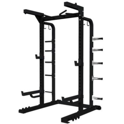 China Universal Wholesale Gym Equipment Home Fitness Half Power Squat Rack Cage for sale