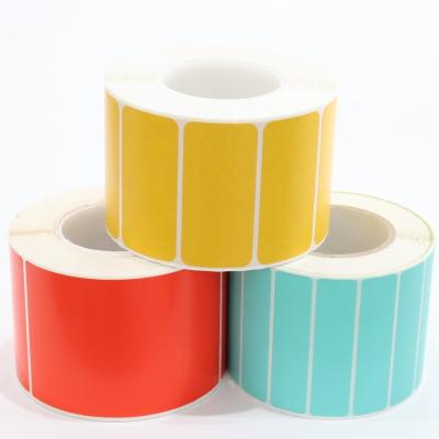 China Waterproof Coloring Paper Roll Packaging Stickers Color Direct Printing Label for sale