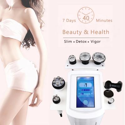 China Professional Weight Loss RF Radio Frequency Skin Face Lifting Cavitation Machine Body Contouring Slimming Device for sale