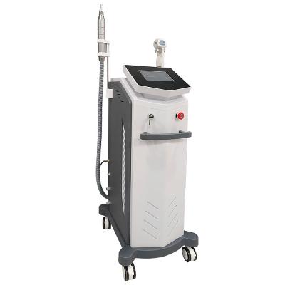 China Whitening 2 in 1 Combo 808nm Diode Laser Hair Removal +Nd Yag Laser Picosecond Tattoo Removal Machine for sale