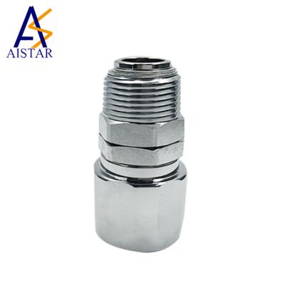 China Fuel Station 3/4 Inch Chinese Nickel Plated Brass Screw Pipe Coupling /Fittings for sale