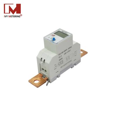 China Prepaid Solar Meter Din Rail 1P Net Regulator DC RS485 Shunt Smart PV Energy Meter EM613001 for sale