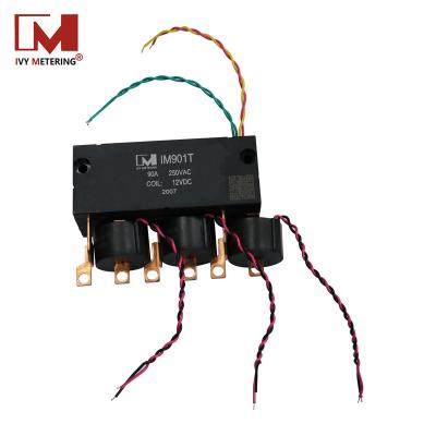 China Customized sealed 90A 6V 9V 12V 24V 3 phase latching relay with CT shunt terminal for sale