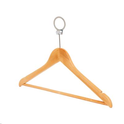 China Traditional Hotel Wooden Hanger For Suit Sweater Wooden Hanger for sale