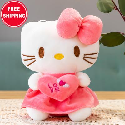 China New Eco-friendly Doll Machine Doll Machine Doll Factory Wholesale Eight Inch Machine Doll Plush Toy Wedding Throw Scissors Gift for sale