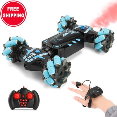 China Children Car Toy Spray Twist Car Light Music Gesture Induction Electric Radio Control Toys Children's Car Remote Control Toys for sale