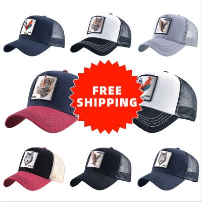 China Baseball JOINT Custom Sports Cartoon Hip Hop Mesh Men Trucker Hats Duck Animal Gorra Hat Gorra Hat for sale