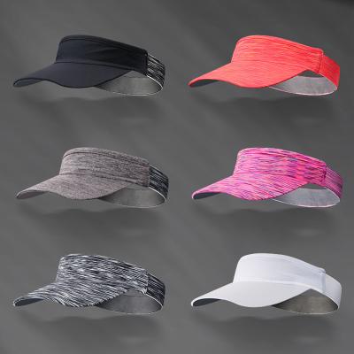 China Men and women summer quick-drying sun hat empty top foldable empty top running hat for sale