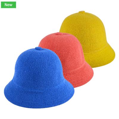 China Wholesale Custom Women's Casual Dome Circle Yarn Cone Hat Bucket Hat for sale