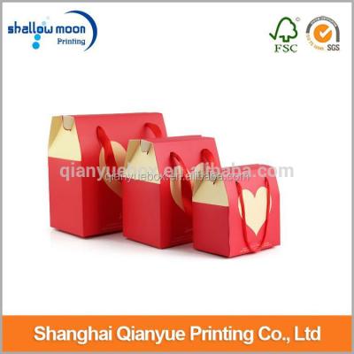 China 2016 Festival Foldable Gift Box Customized Christmas Chocolate Candy Paper Colorful Small Wedding Foldable Gift Box for sale