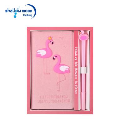 China Printed Custom Cute Shanghai Maker Logo Pink Classmate Paper Notebook for sale