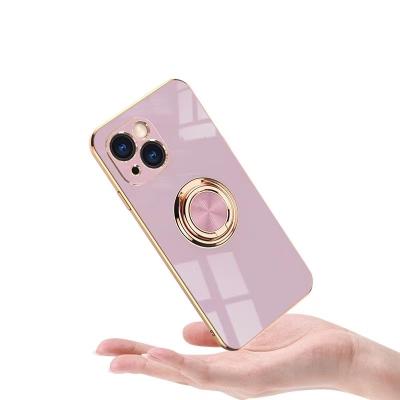 China DONGYOUNG Universal Anti-drop Cell Phone Case For iPhone 13 12 Case 11 With Stand And Holder Magnetic Shockproof Phone Case With Ring for sale